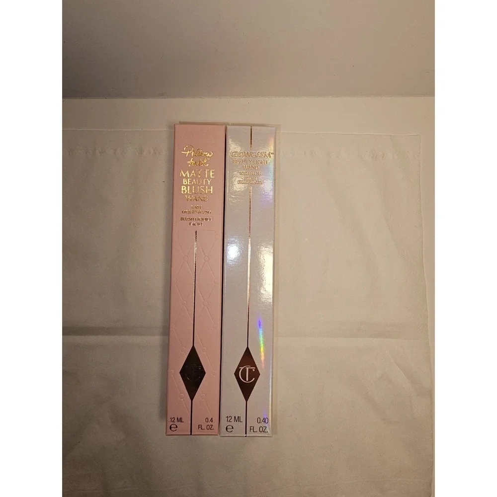 Charlotte Tilbury  Blush‎ Wand  And  Glowgasm  Blush Wand Pillow Talk